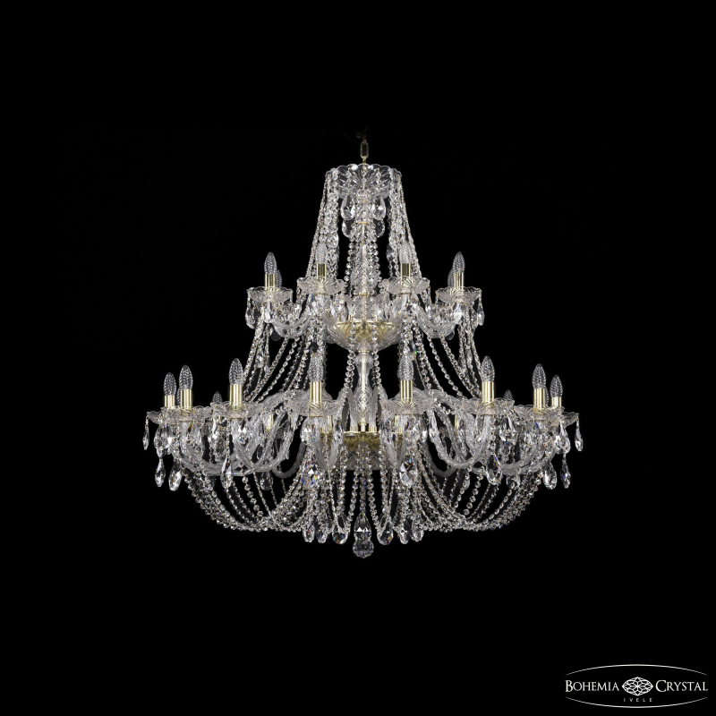 Подвесная люстра Bohemia Ivele Crystal 1406/16+8/400-110/2d G в Санкт-Петербурге