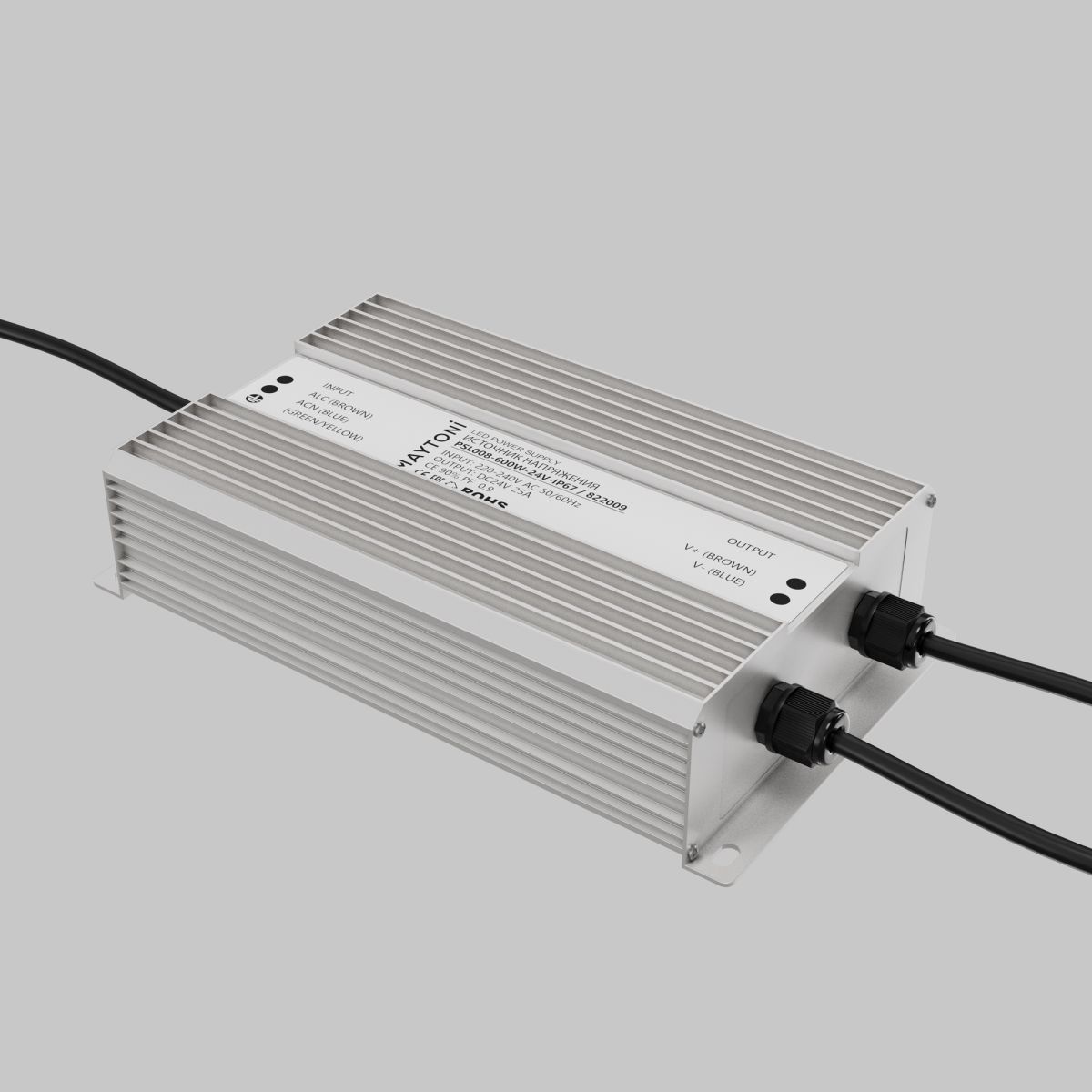Блок питания Maytoni Led Strip PSL008 24В 600Вт IP67 822009 в #REGION_NAME_DECLINE_PP#