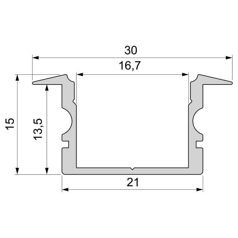 Профиль Deko-Light ET-02-15 975165 в Санкт-Петербурге