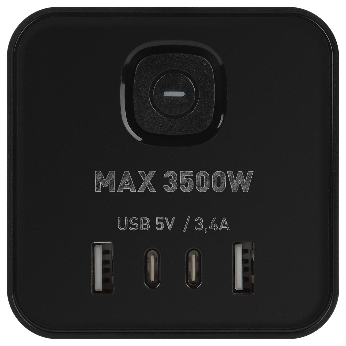 Сетевой фильтр ЭРА TWR-8es-1,5m-4USB-B башня с защитой заземлением с выключателем 8 розеток+4xUSBA+C 1,5м 16А черный Б0069072 в Санкт-Петербурге