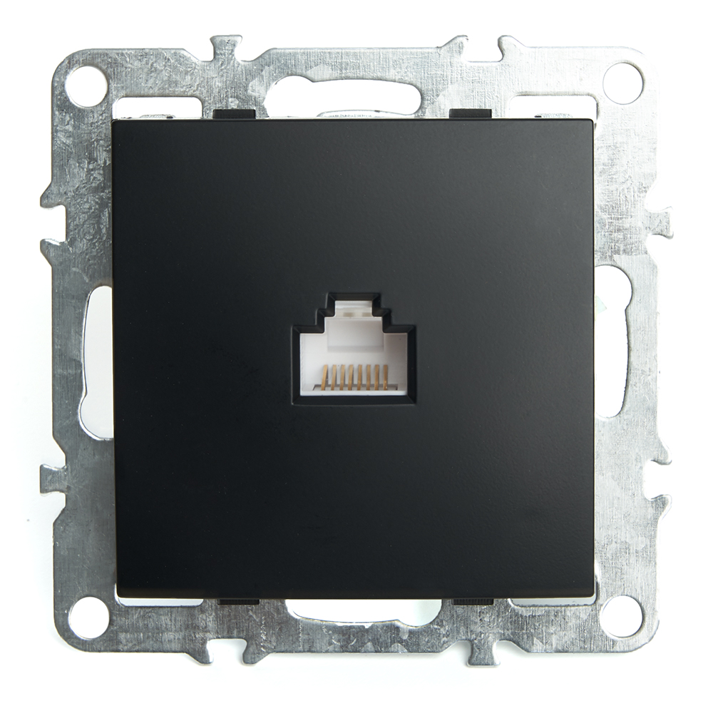 Розетка компьютерная 1-местная RJ-45 Stekker Эрна PST00-9107-03 49151 в Санкт-Петербурге