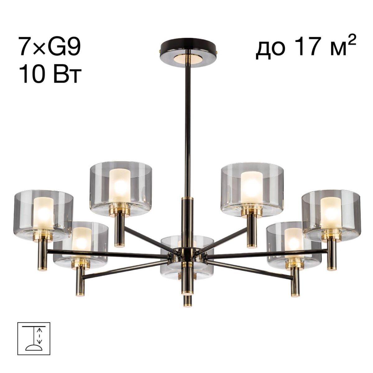 Люстра на штанге Citilux Elan CL241171 в Санкт-Петербурге