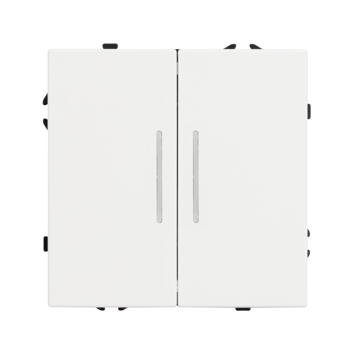 Механизм выключателя двухклавишный непроходной Arlight LED SWT-NOBE-MK02-SFPL-L-WH (230V, 10A) 054239 в #REGION_NAME_DECLINE_PP#
