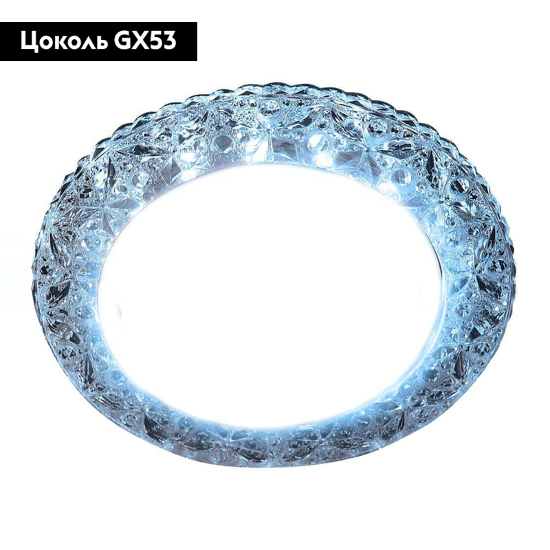 Встраиваемый светодиодный светильник Ambrella Light GX53 LED G308 CL/CLD в Санкт-Петербурге