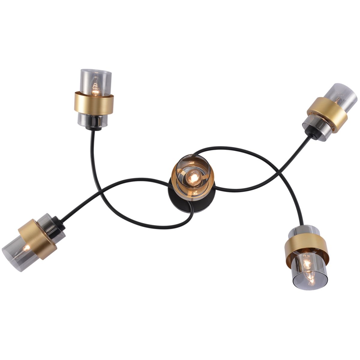 Потолочная люстра Escada Hurricane 1139/5P Black/Gold в Санкт-Петербурге