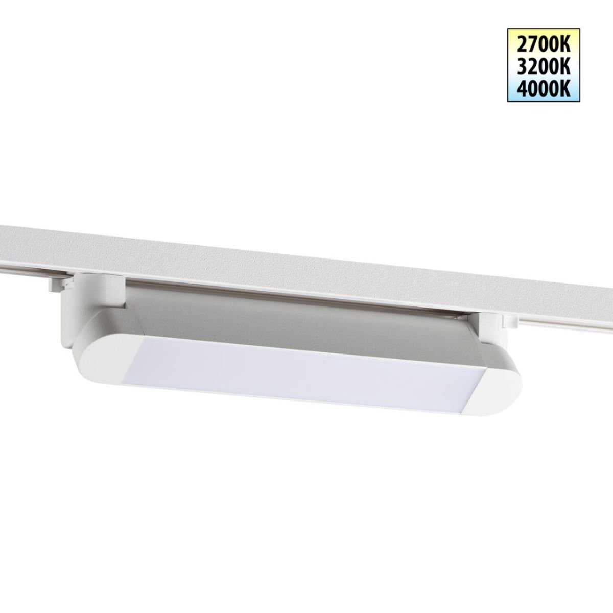 Трековый однофазный двухжильный светильник с переключателем цветовой температуры Novotech Port Iter 359793 в Санкт-Петербурге