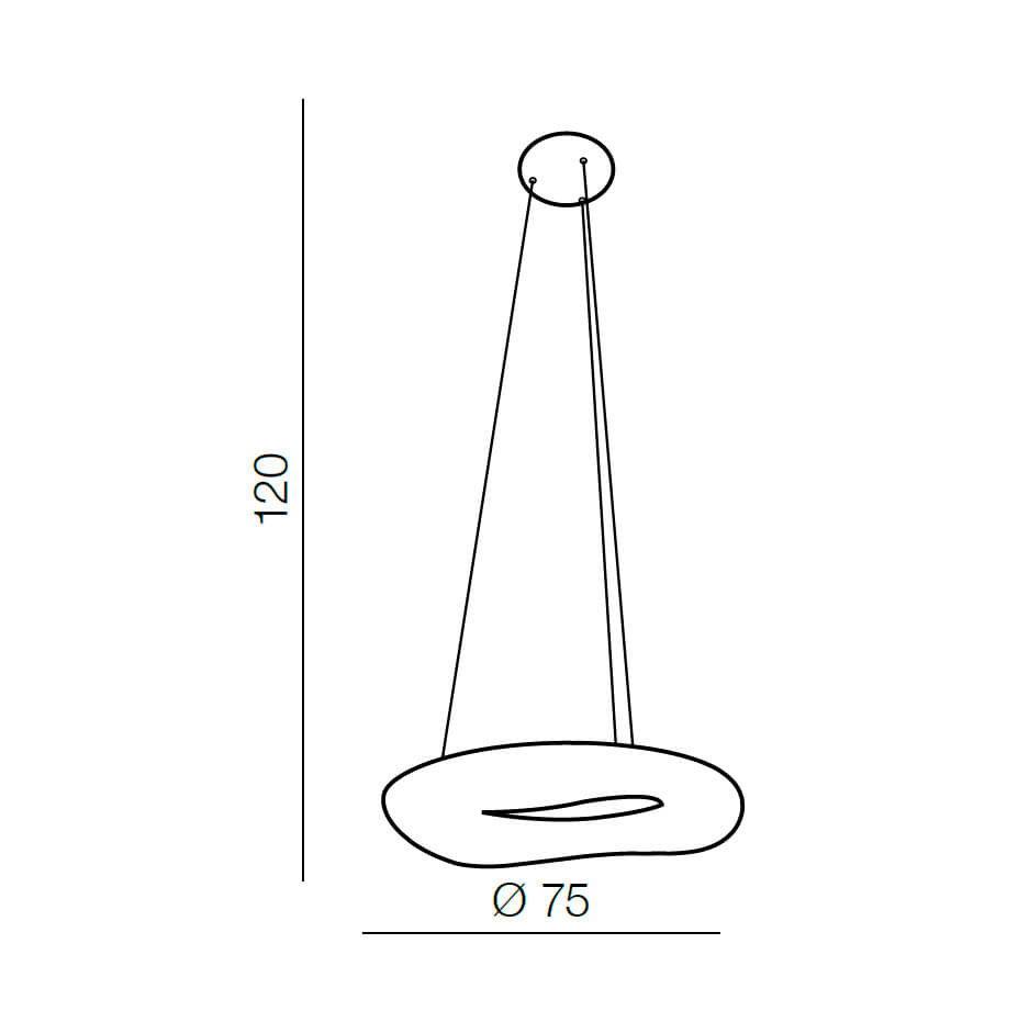 Подвесной светильник Azzardo Donut Pendant 75 CCT AZ2674 в Санкт-Петербурге