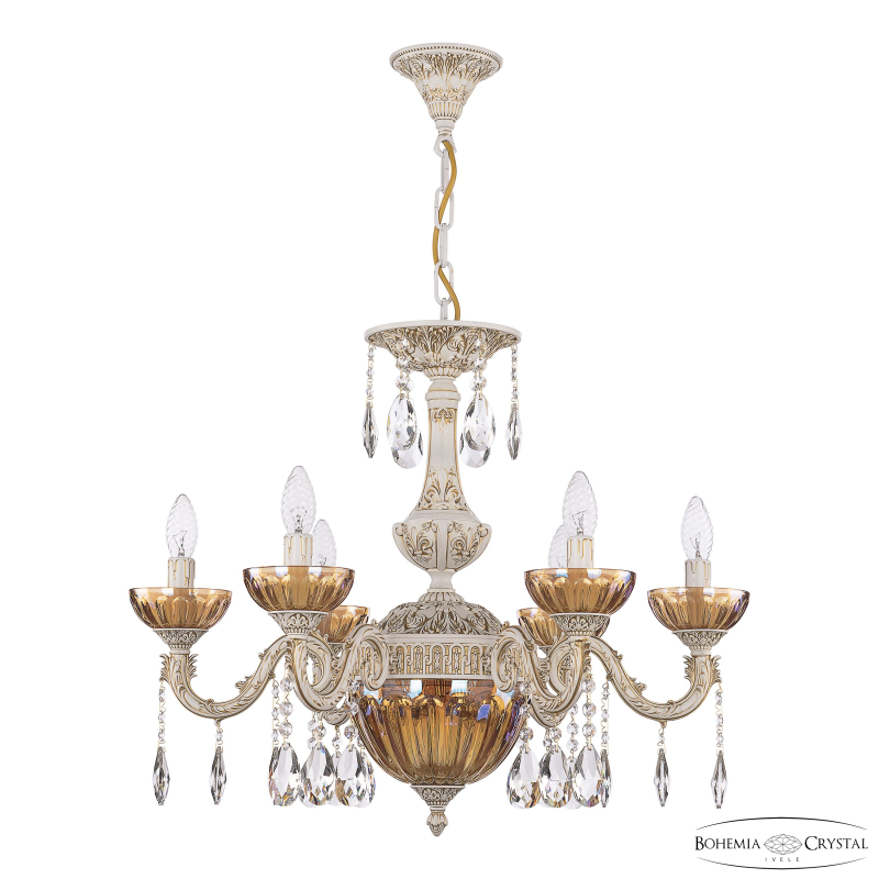 Подвесная люстра Bohemia Ivele Crystal AL79101P/6/175 A WMG P Shampan/M-1H в Санкт-Петербурге
