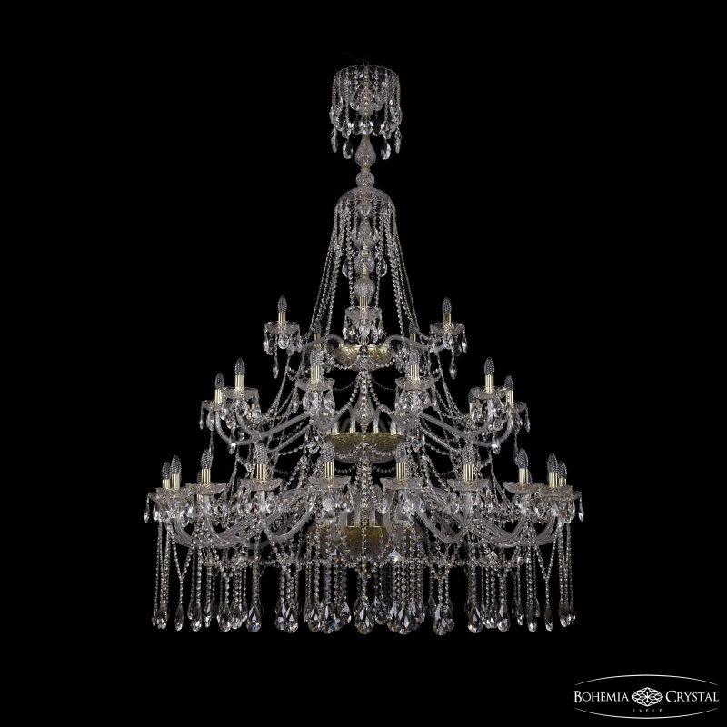 Подвесная люстра Bohemia Ivele Crystal 1413/20+10+5/530/XL-201/3d G в Санкт-Петербурге
