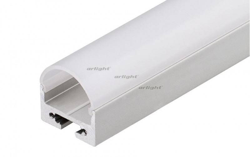 Профиль с экраном Arlight SL-LINE-2011-2500 ANOD+OPAL Round 020493 в Санкт-Петербурге