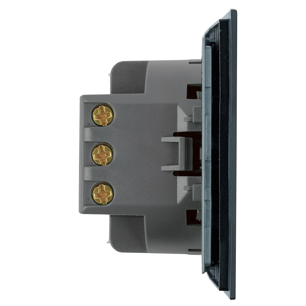 Переключатель перекрестный 1-клавишный (механизм) Stekker Мия 250В 10А RSW10-3110-05 черный бархат 50571 в Санкт-Петербурге