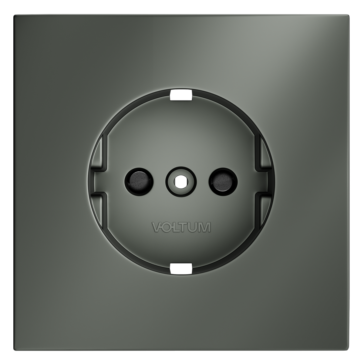 Накладка для розетки с заземлением и защитными шторками Voltum S70 (титан) VLS000706 в #REGION_NAME_DECLINE_PP#
