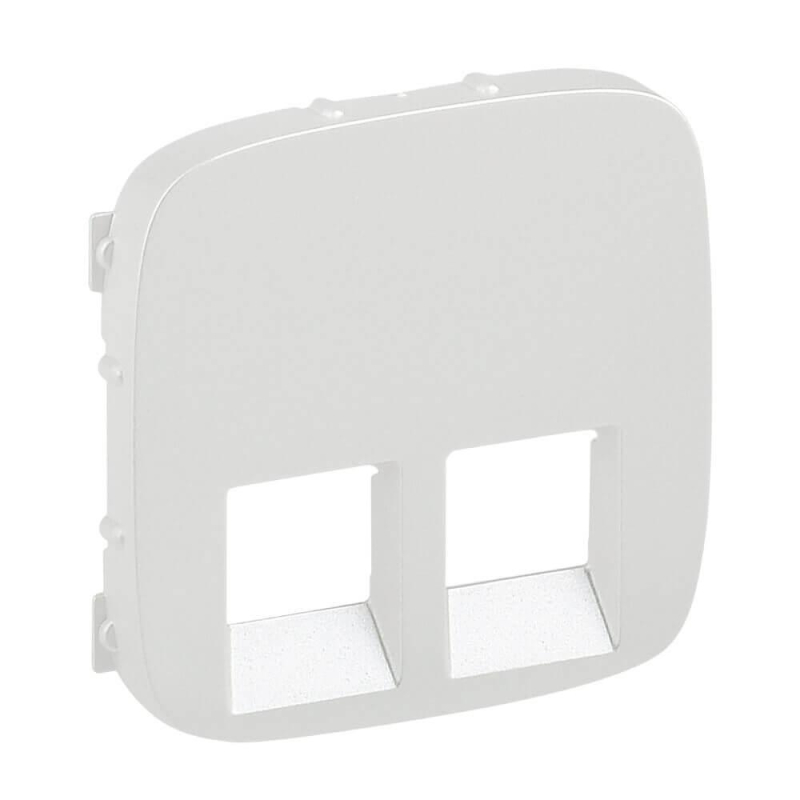 Лицевая панель Legrand Valena Allure розетки телефонной RJ-11/Ethernet RJ-45 жемчуг 755429 в Санкт-Петербурге