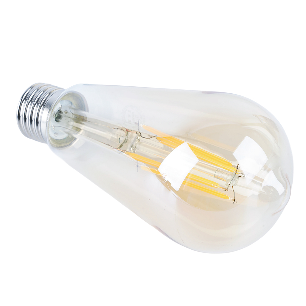 Лампа светодиодная филаментная Feron LB-64 колба прозрачная E27 10W 230V 2700K 52165 в #REGION_NAME_DECLINE_PP#