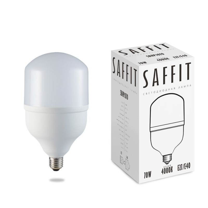 Лампа светодиодная Saffit SBHP1070 E27-E40 70W 4000K 55098 в Санкт-Петербурге