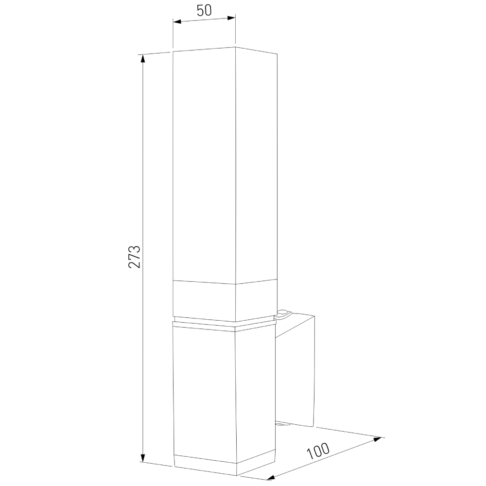 Уличный настенный светильник Elektrostandard 1534 TECHNO LED 4690389168727 в Санкт-Петербурге