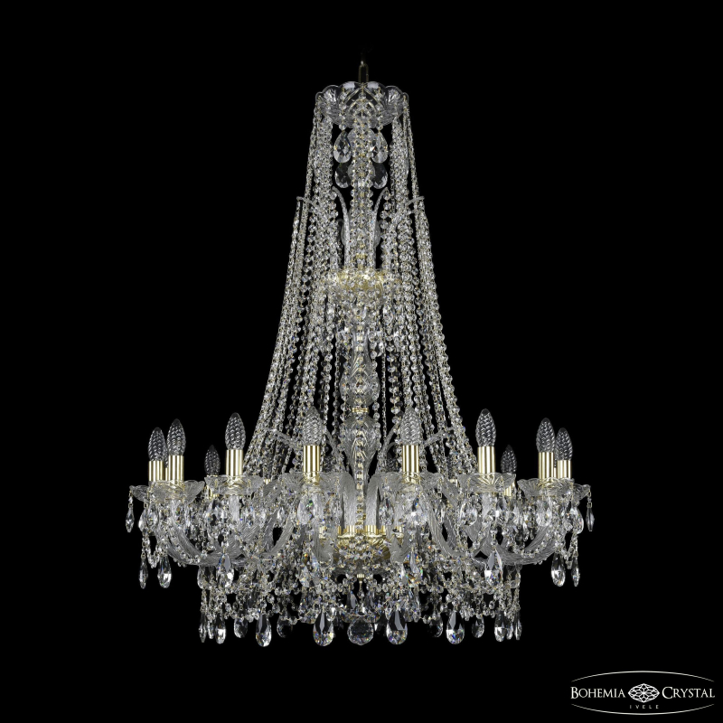 Подвесная люстра Bohemia Ivele Crystal 1411/16/300/XL-108 G в Санкт-Петербурге