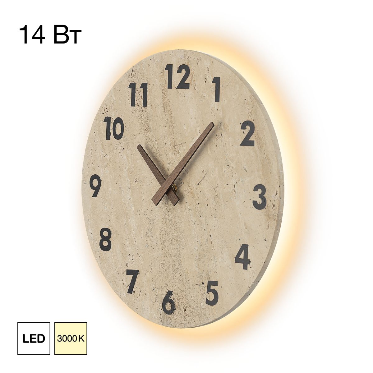 Настенный светильник с часами Citilux Mares CL246016 в #REGION_NAME_DECLINE_PP#