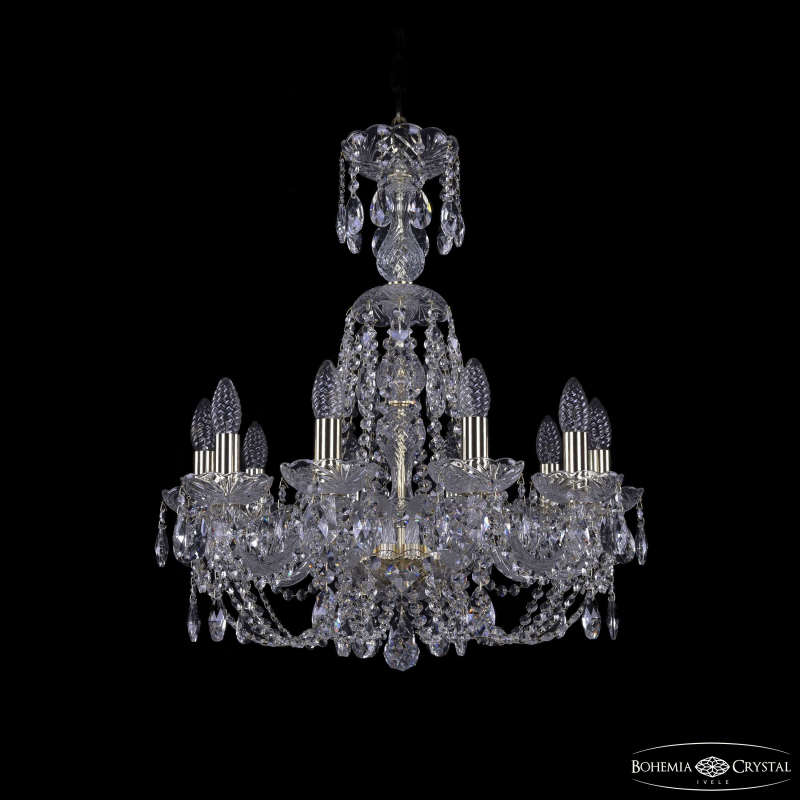 Подвесная люстра Bohemia Ivele Crystal 1406/10/195/XL-64 G в Санкт-Петербурге