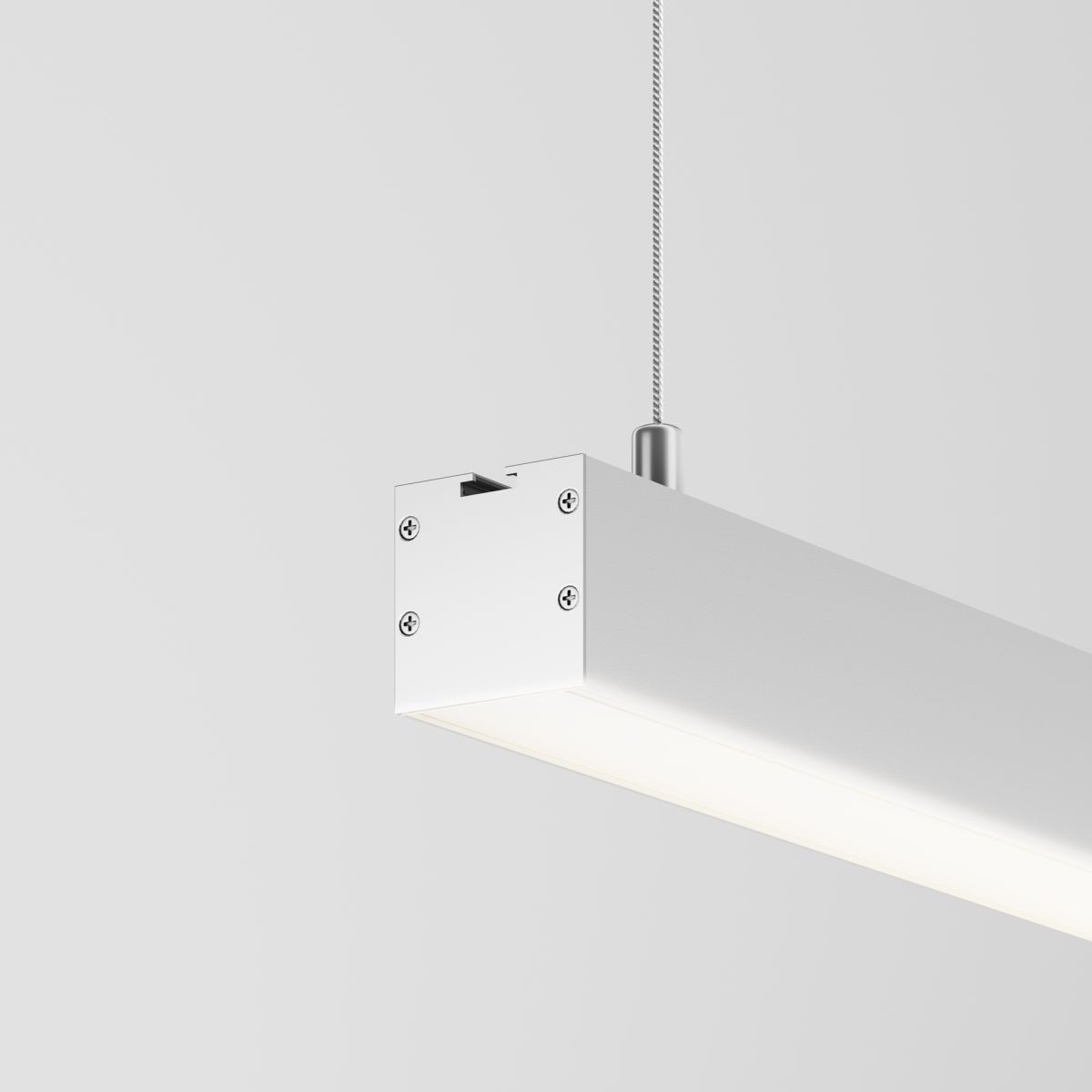 Линейный подвесной светильник Maytoni Technical 4000K 35x35 (Серебро, 2 м) LL312008 в #REGION_NAME_DECLINE_PP#