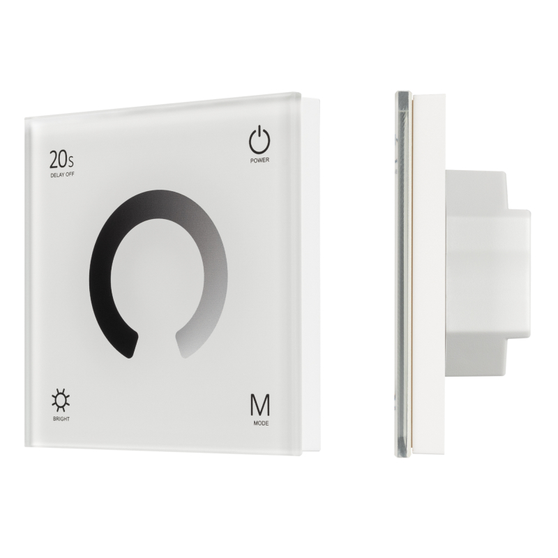 Панель Arlight Smart-P4-Dim-G-IN White (12-24V, 4x3A, Sens, 2.4G) 034774 в Санкт-Петербурге