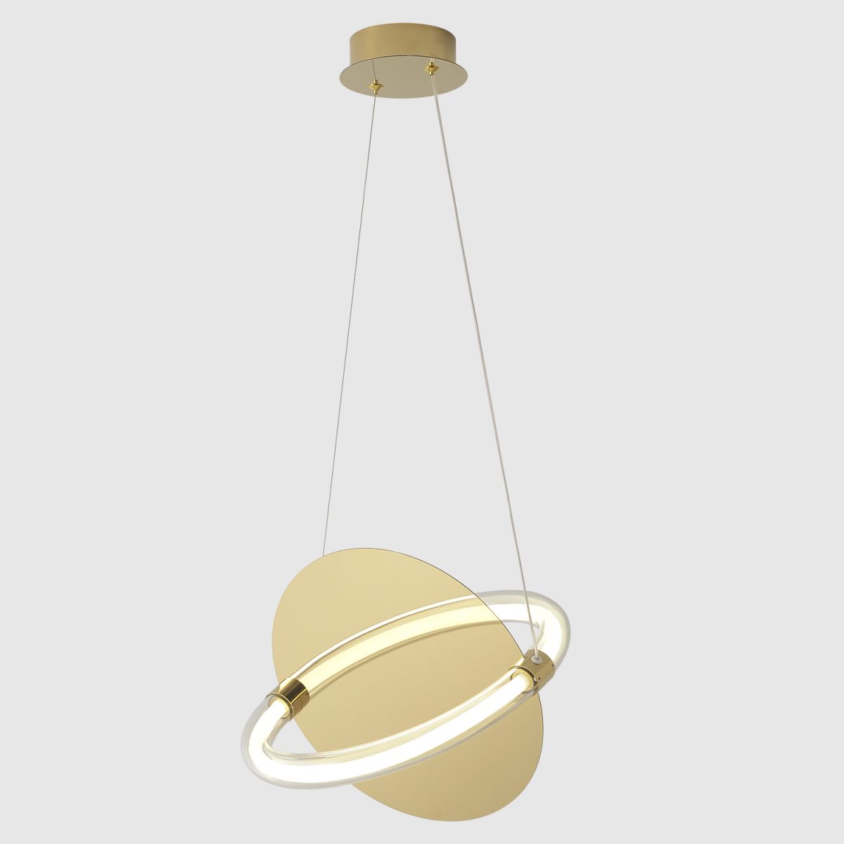 Подвесной светильник Crystal Lux NEBULA SP22W LED GOLD в Санкт-Петербурге