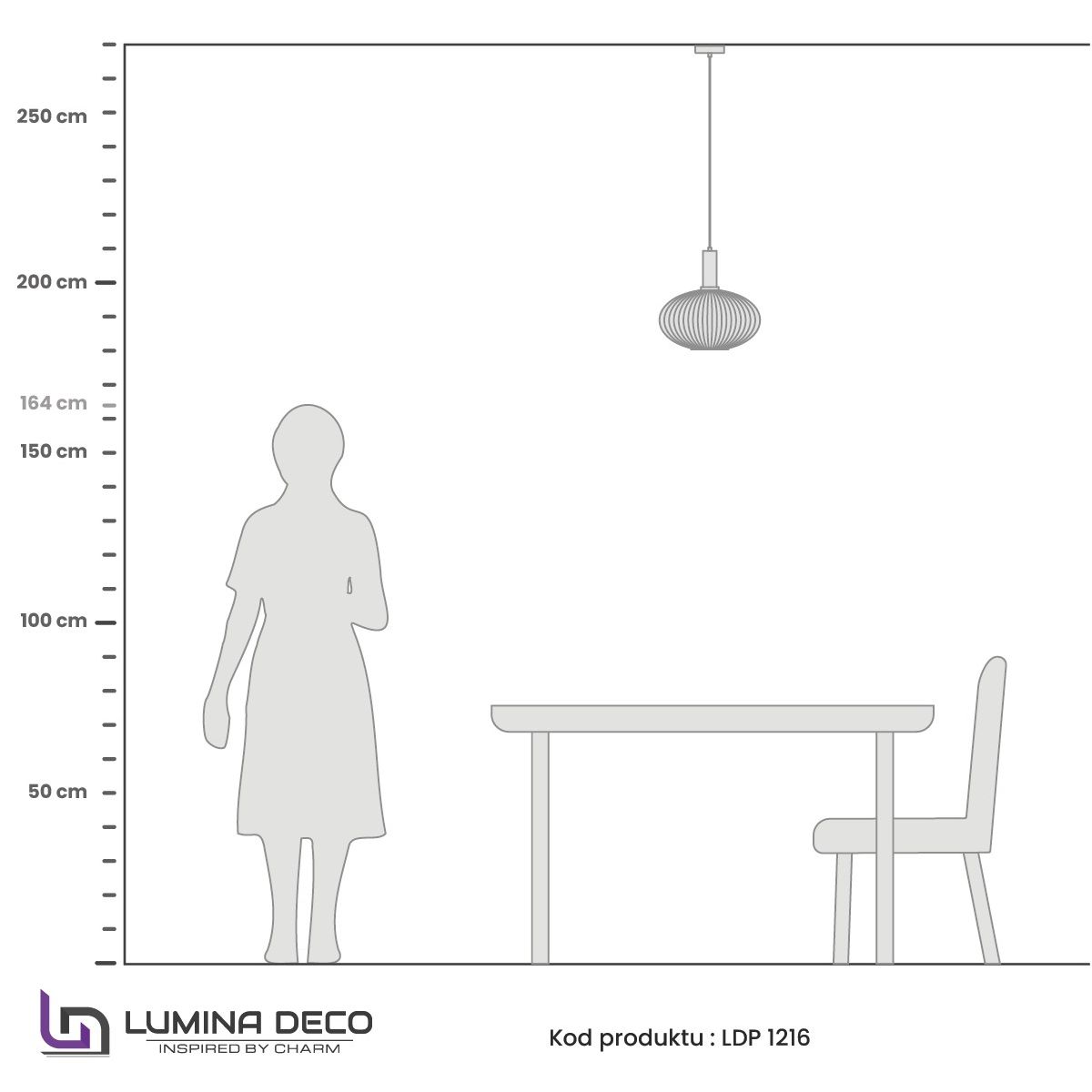 Подвесной светильник Lumina Deco Floril LDP 1216-1 WT+BK в Санкт-Петербурге