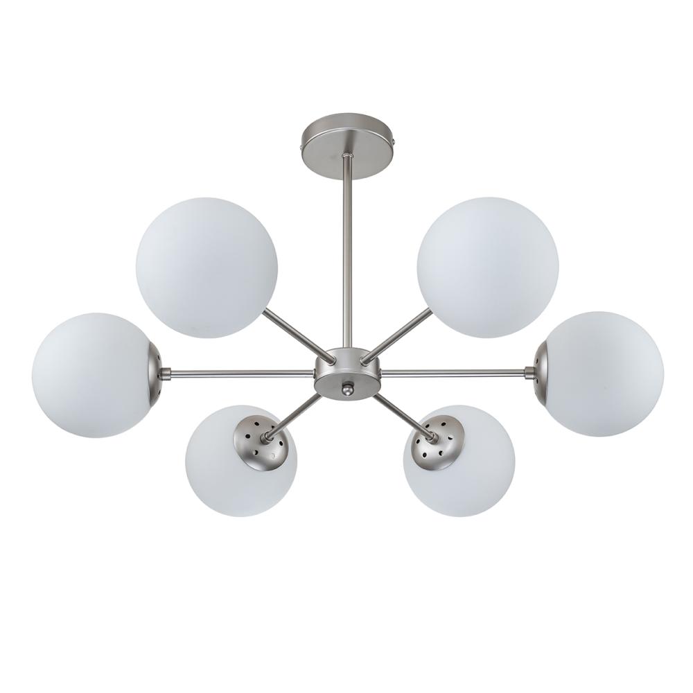 Люстра на штанге Escada Ethereal 2110/6P Nickel в Санкт-Петербурге