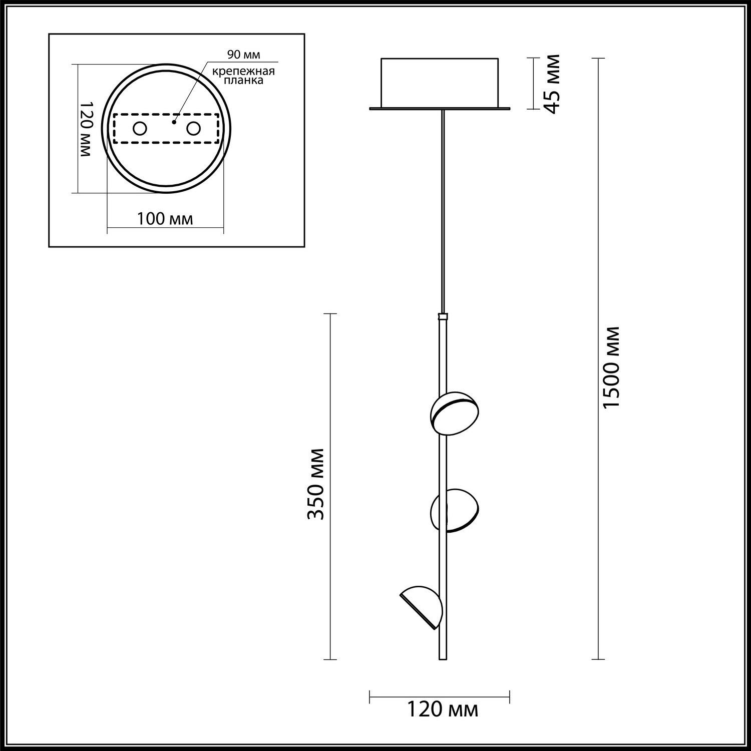 Подвесная светодиодная люстра Odeon Light Verica 4156/9L в Санкт-Петербурге