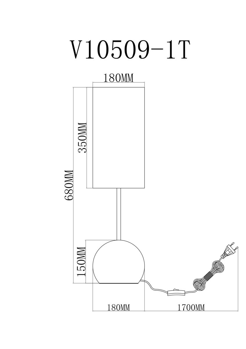 Настольная лампа Moderli Flint V11589-1T в Санкт-Петербурге