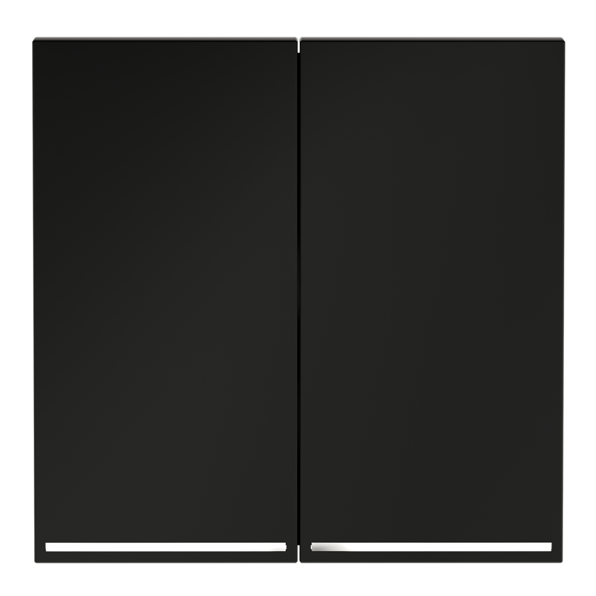 Клавиши для выключателя/переключателя двухклавишного с подсветкой Voltum S70 (черный матовый) VLS000408 в #REGION_NAME_DECLINE_PP#