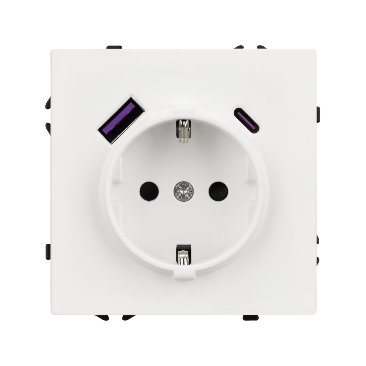 Механизм розетки с USB зарядкой Arlight SCT-NOBE-MUAC-SFPL-WH (230V, 16A) 054284 в #REGION_NAME_DECLINE_PP#