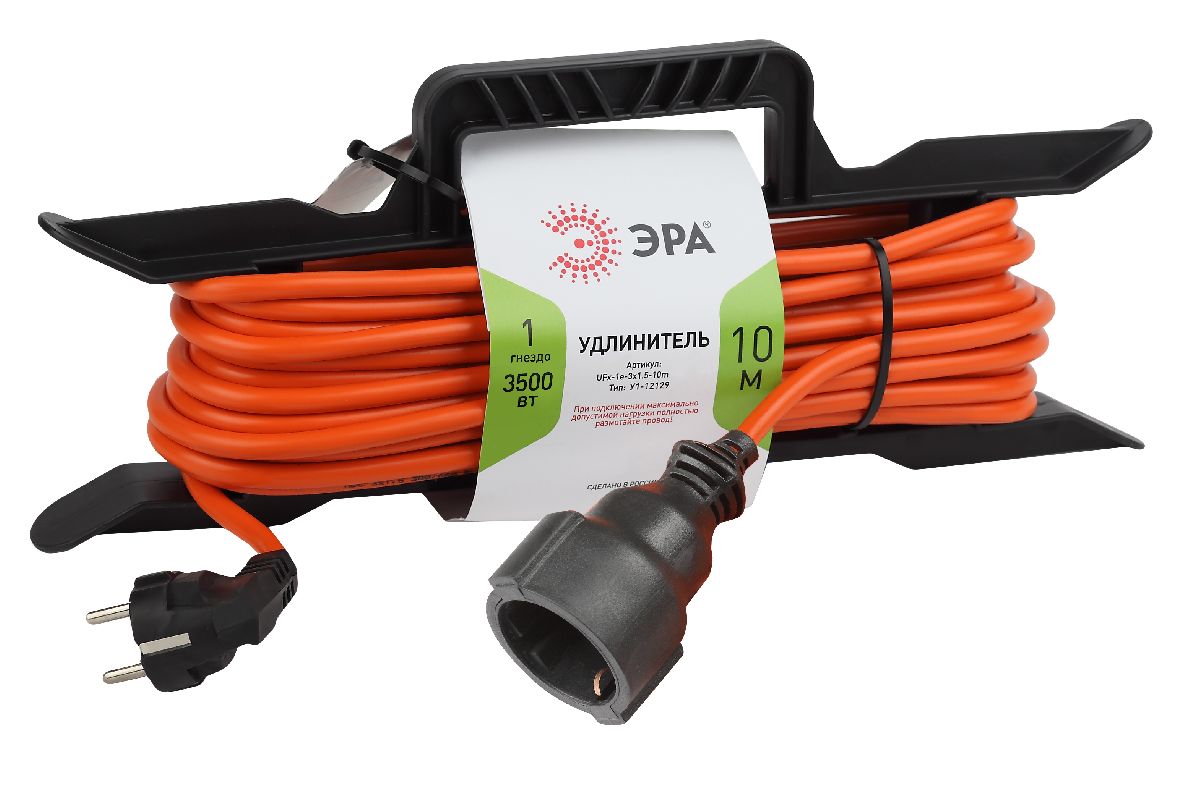 Удлинитель силовой Эра UFx-1e-3x1.5-10m Б0046828 в Санкт-Петербурге
