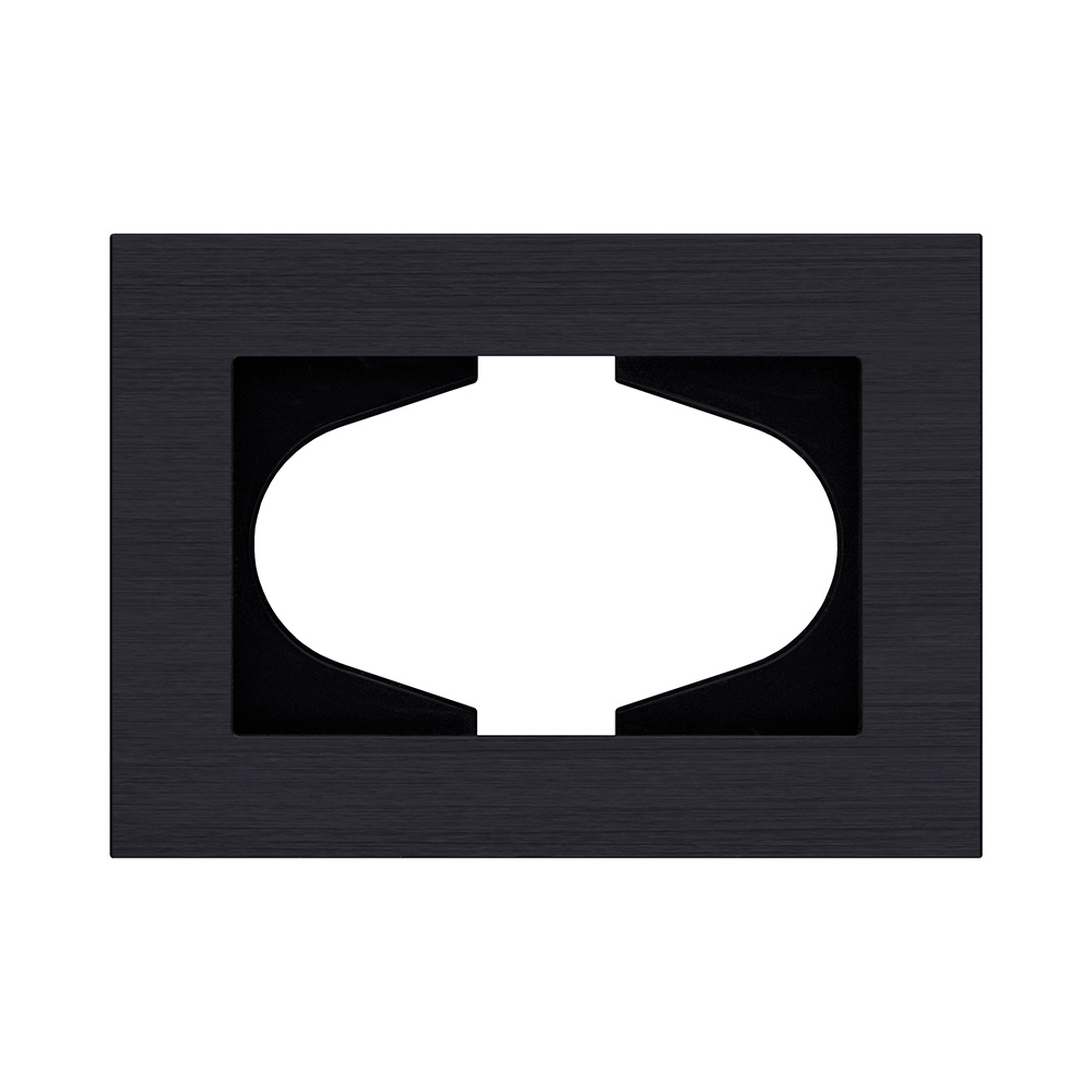 Рамка для двойной розетки, черный Kollinger Reflex AL RA120BK в #REGION_NAME_DECLINE_PP#