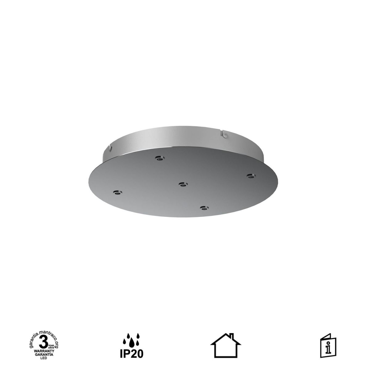 Основание потолочное 5L Mantra Modular Light Florones 9363 в #REGION_NAME_DECLINE_PP#