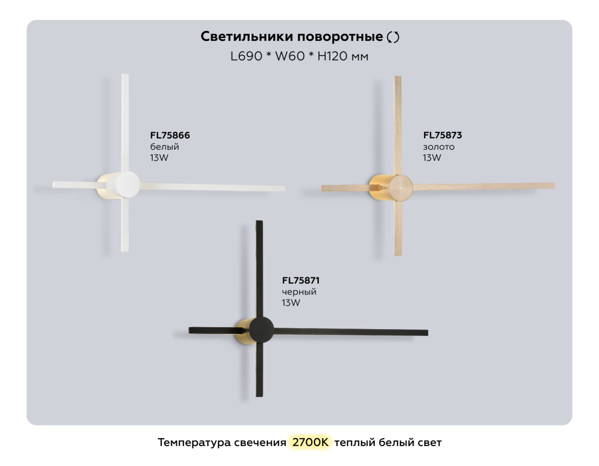 Настенный светильник Ambrella Light Comfort FL75871 в Санкт-Петербурге