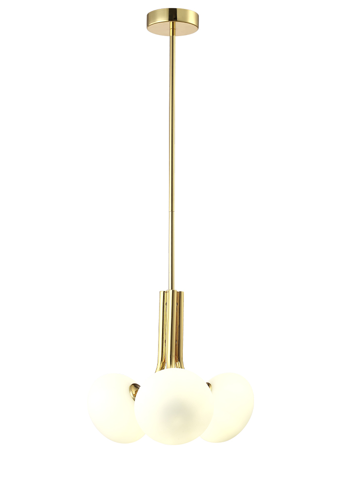 Подвесной светильник Crystal Lux ALICIA SP3 GOLD/WHITE в Санкт-Петербурге