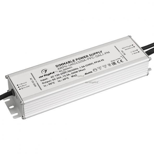 Блок питания Arlight ARPV-UH24320A-PFC-DALI-PH (24V, 13.3A, 320W) 025654(1) в Санкт-Петербурге