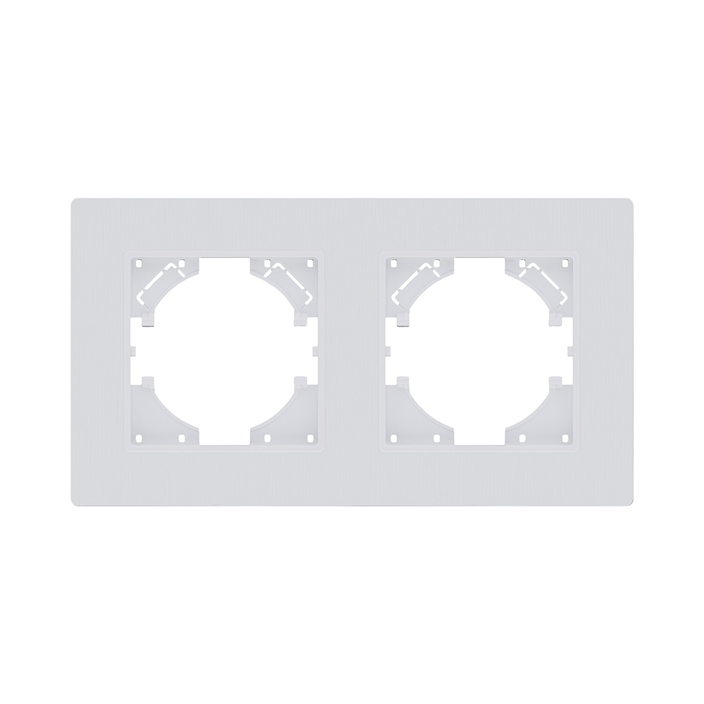 Рамка 2-постовая, белый матовый Kollinger Eleganz Plex EP2WM в #REGION_NAME_DECLINE_PP#