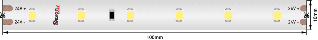 Светодиодная лента Designled 24В 2835 6Вт/м 2700K 20м IP67 DSG260S-24-WW-67 021664 в Санкт-Петербурге