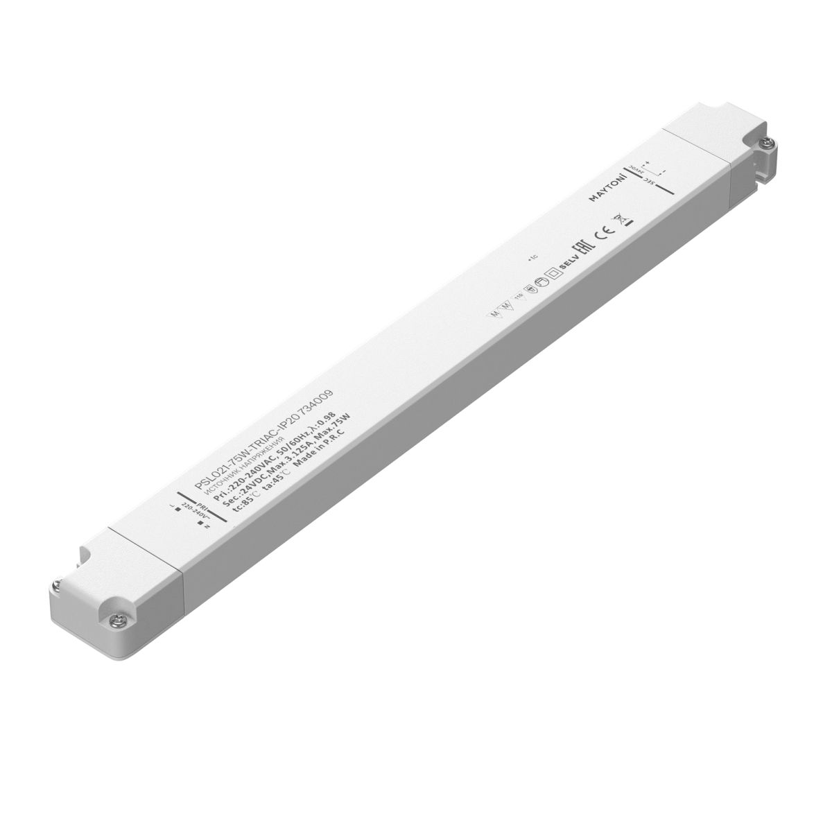 Источник напряжения Maytoni Triac 75Вт DC24В IP20 734009 в Санкт-Петербурге