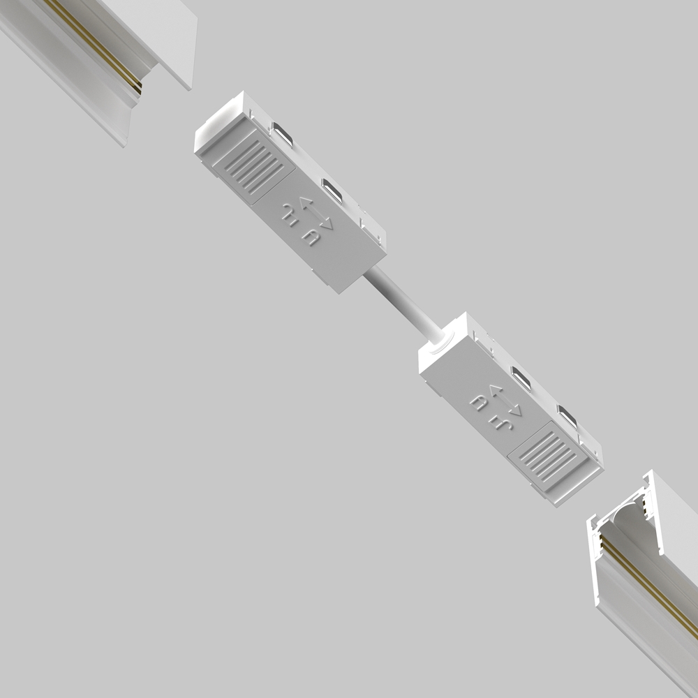 Коннектор питания прямой гибкий Maytoni Technical Magnetic track system Exility Accessories for tracks Exility TRA034CPC-42W-5-1 в Санкт-Петербурге