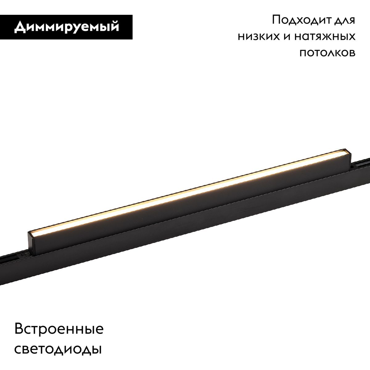 Трековый магнитный светильник для натяжного потолка Favourite Logica 4578-1U в Санкт-Петербурге
