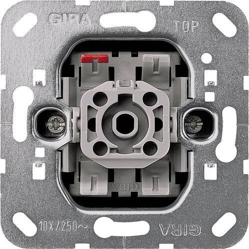 Выключатель клавишно-кнопочный Gira System 55 10A 250V 015100 в Санкт-Петербурге