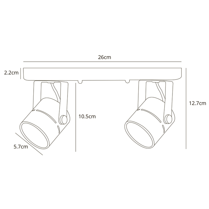 Спот Arte Lamp Mizar A1311PL-2BK в Санкт-Петербурге