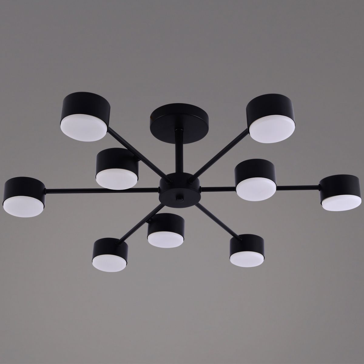 Люстра на штанге Reluce 03738-0.3-09 BK GX53 в Санкт-Петербурге