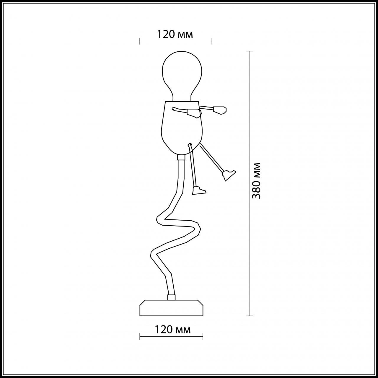 Настольная лампа Odeon Light Riko boy 2582/1T в Санкт-Петербурге