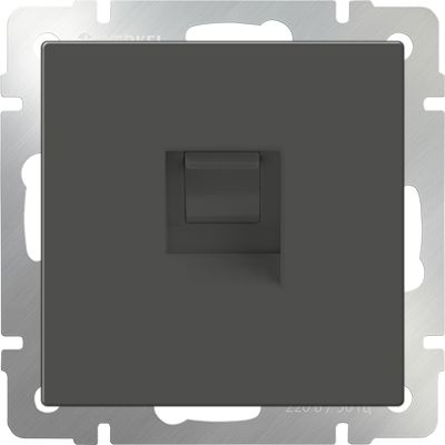 Розетка Ethernet RJ-45 серо-коричневая WL07-RJ-45 4690389054099 в Санкт-Петербурге