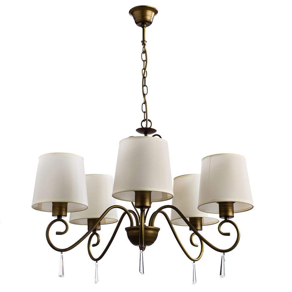 Подвесная люстра Arte Lamp Carolina A9239LM-5BR в #REGION_NAME_DECLINE_PP#