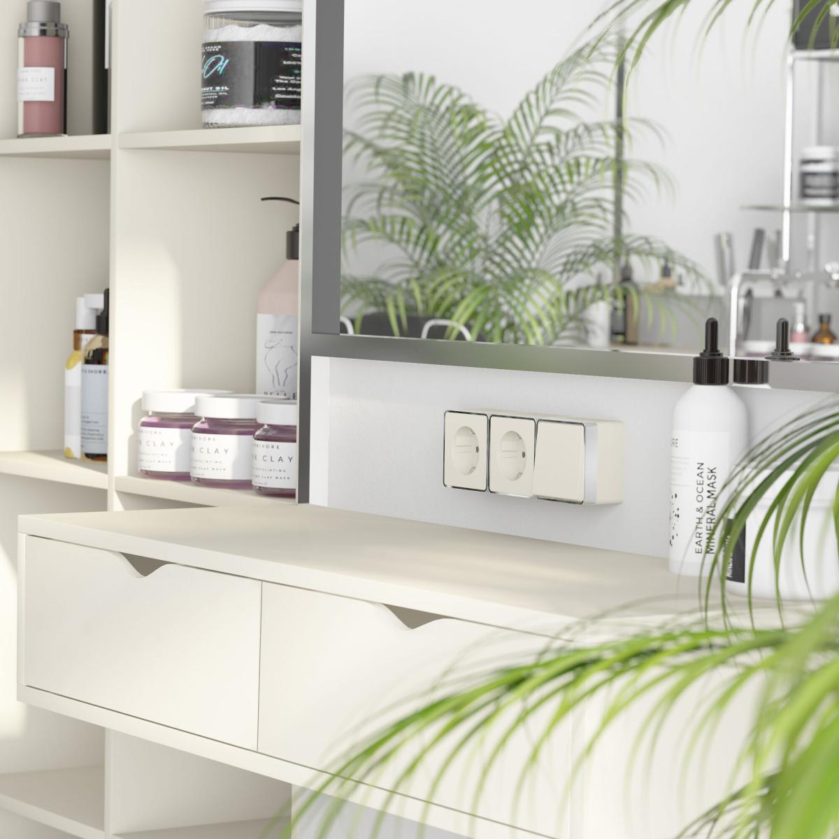 Розетка с заземлением Werkel Gallant слоновая кость W5071003 4690389164477 в Санкт-Петербурге